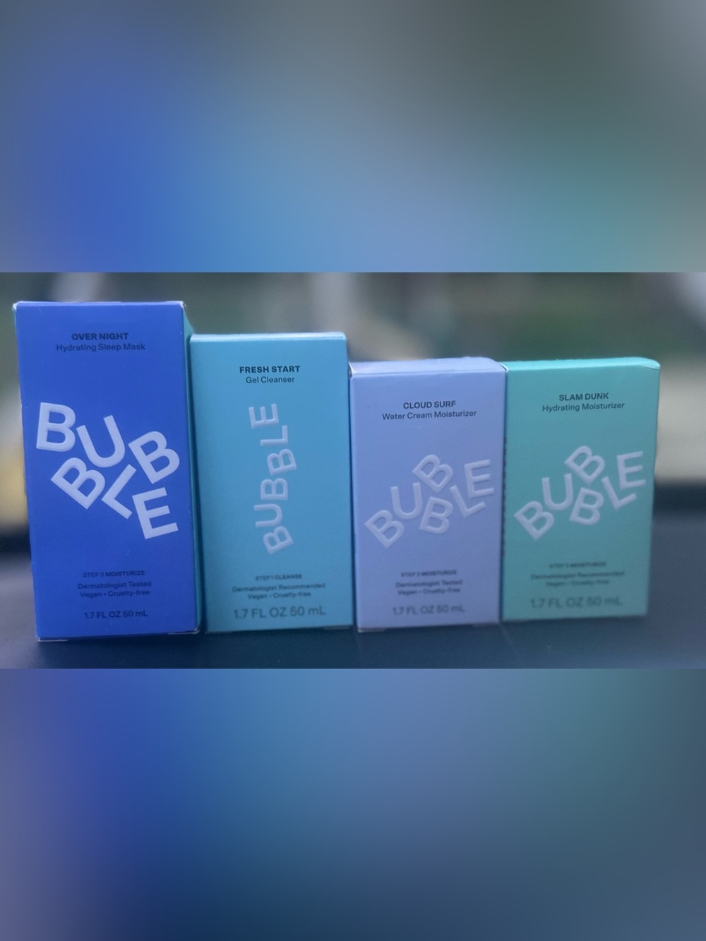 NEW Bubble Skincare 4pc Hydration Bundle